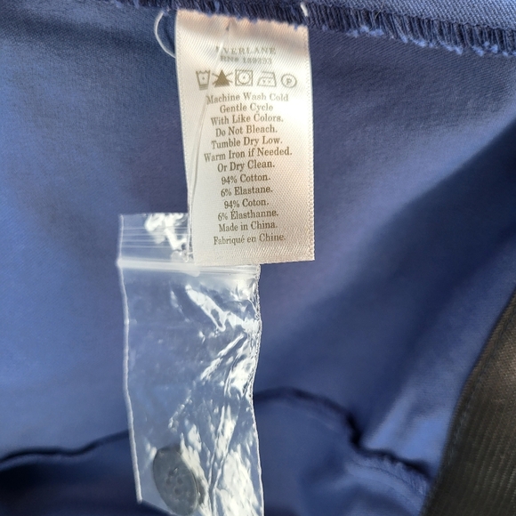 NWOT Everlane The Side-Zip Work Pant Navy Blue High Rise Ankle size 2 - Picture 5 of 5